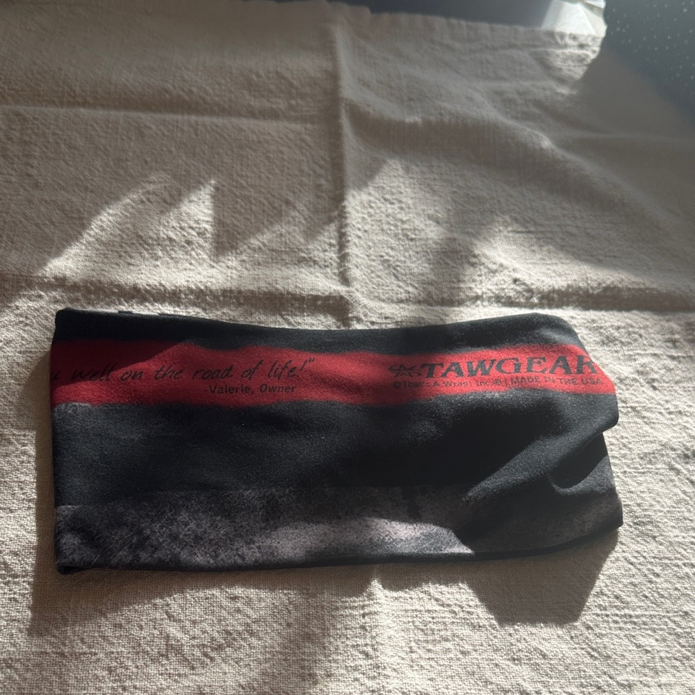 Black and Red Headband